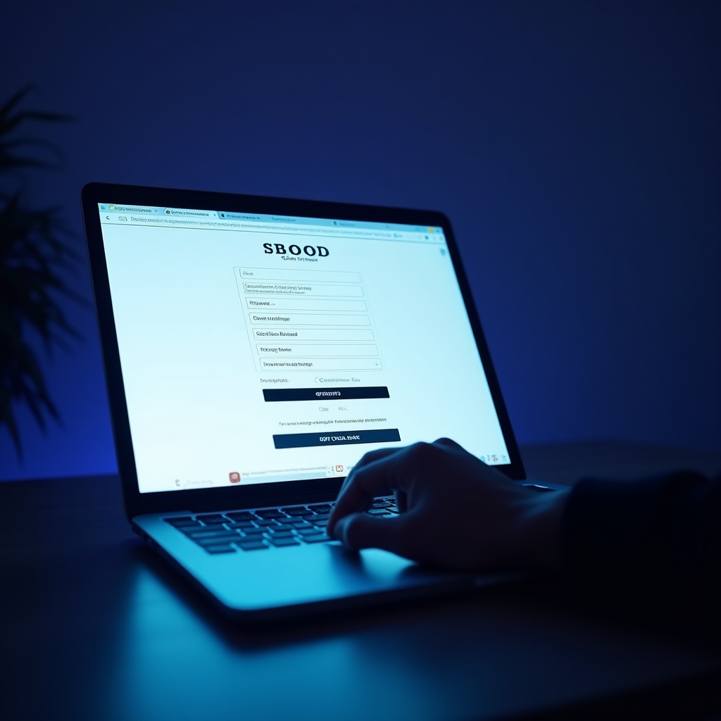 Close-up of AFIP electronic invoicing portal on a laptop screen during live training